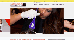 Desktop Screenshot of nilesbeautyschool.com